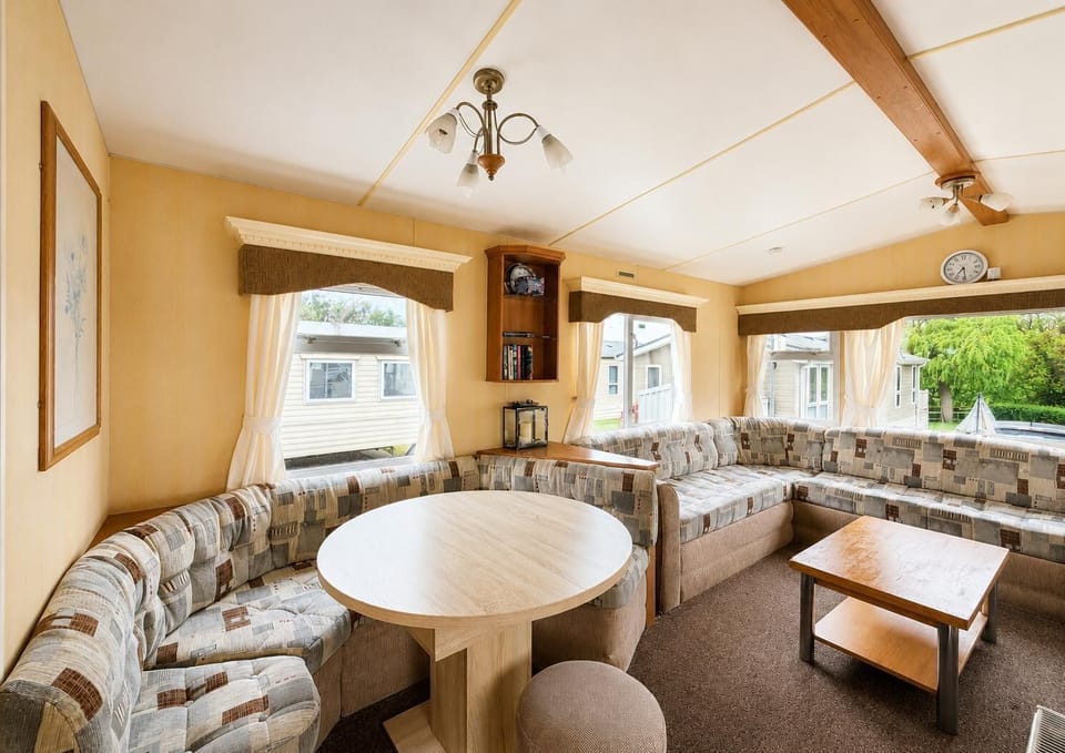 Short stays at Kessingland Beach Parkdean are perfect for families looking to enjoy the beauty of Lowestoft beach while staying in a comfortable static caravan with a welcoming living room.