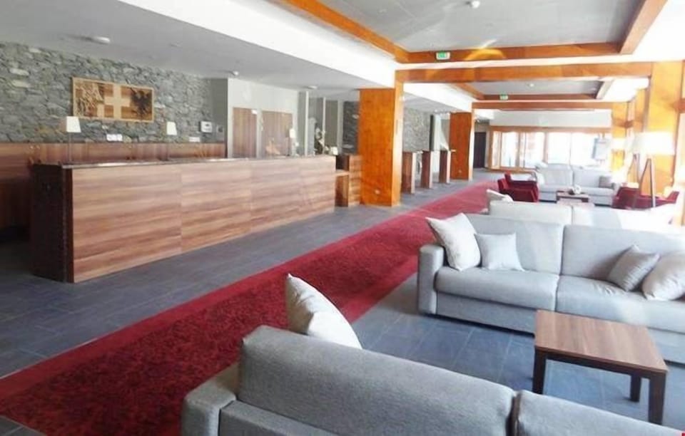 Catch up with your group in the communal lounge.