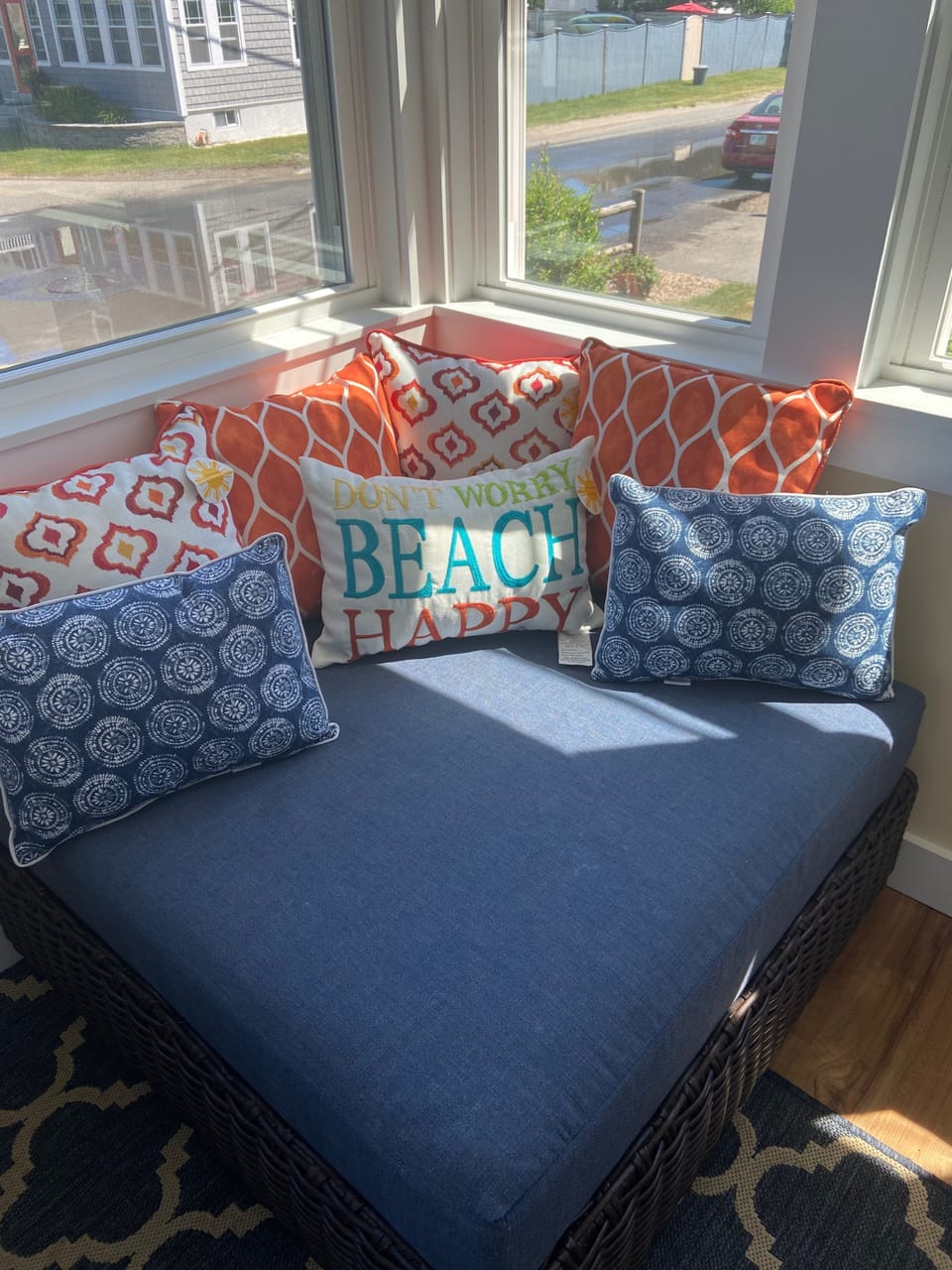 window seat front porch