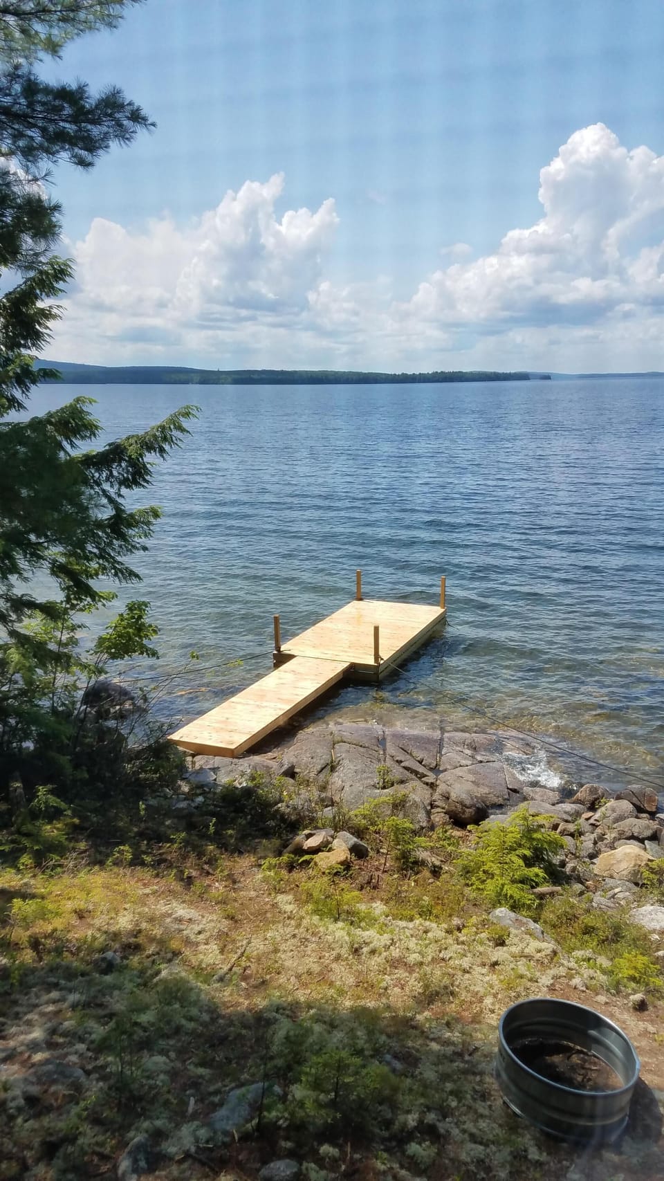 picture of the new dock just delivered