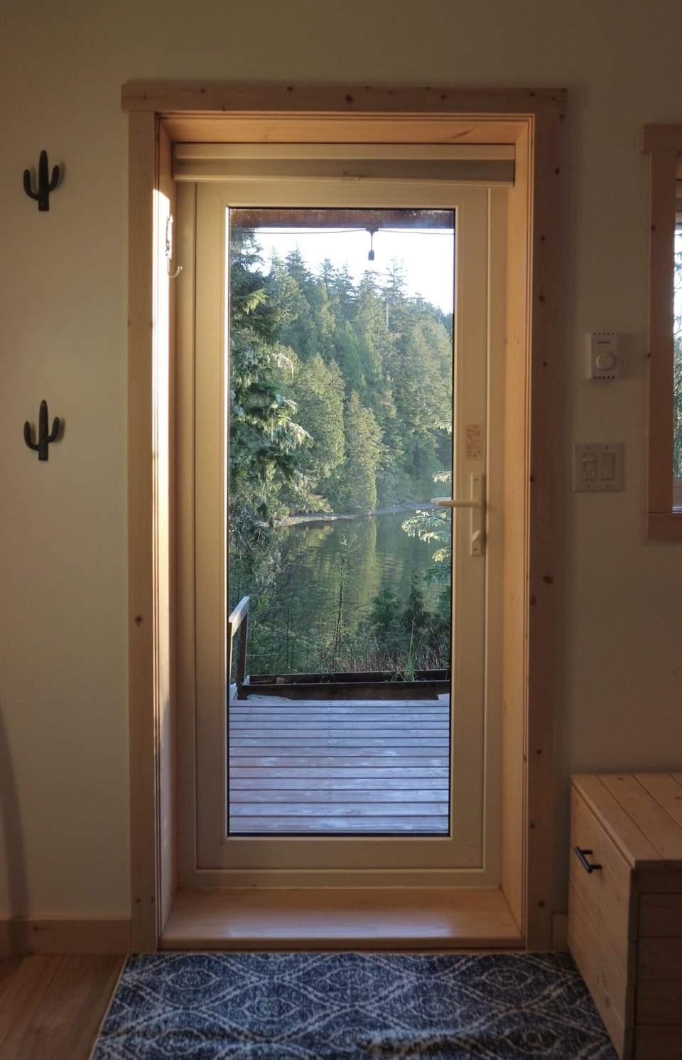 View from inside the suite