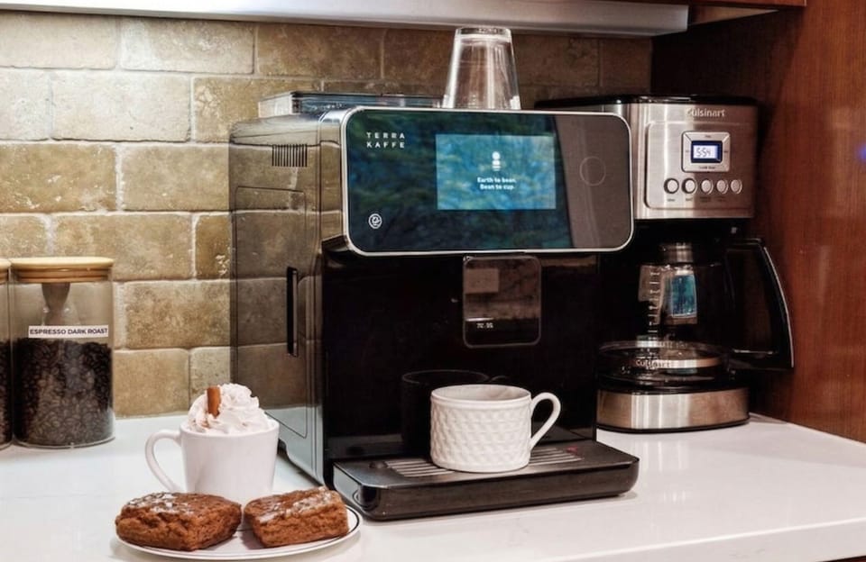 espresso machine in Main House