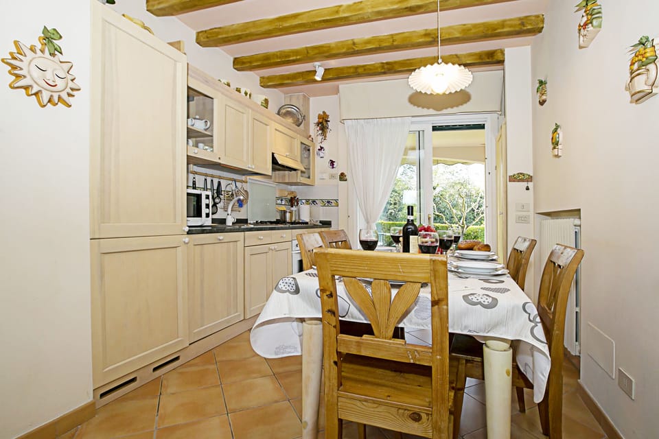 The well equipped open kitchen