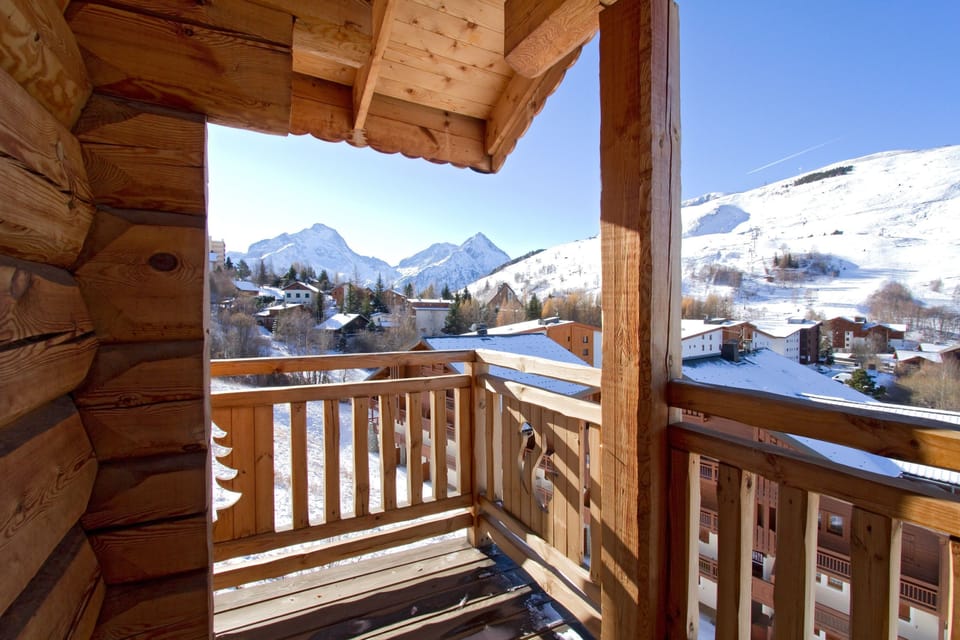 Open the door and step out onto your private balcony!