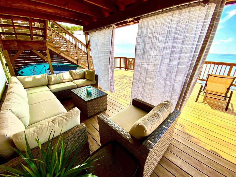 Luxury Patio furniture on deck