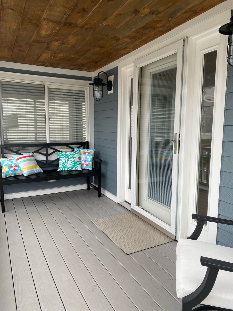 Front porch with ocean views
