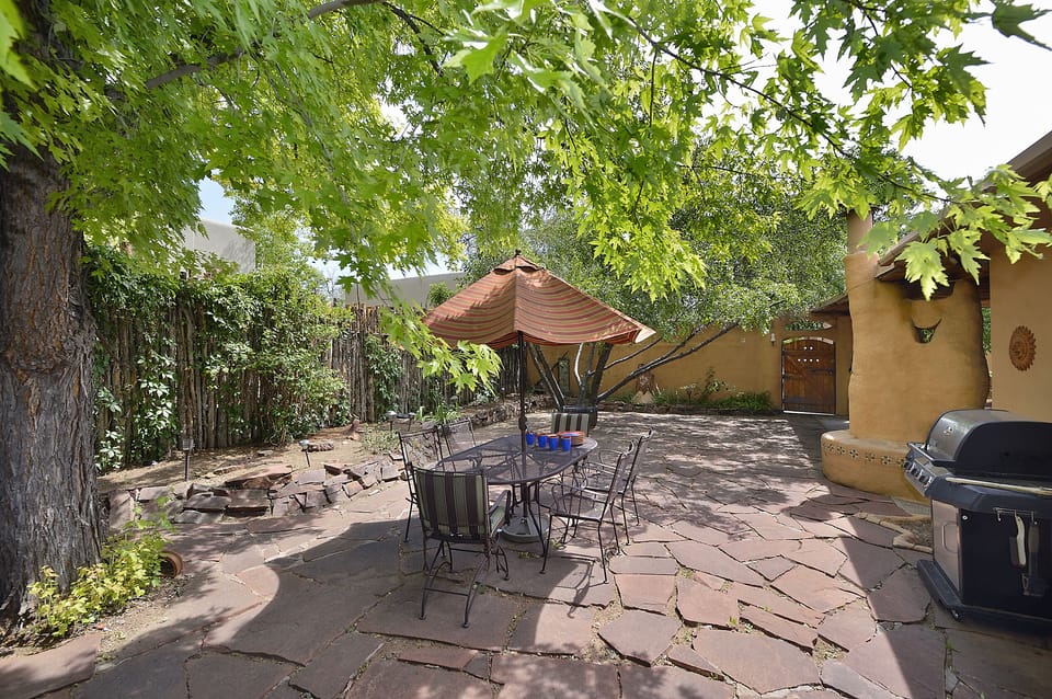 Private courtyard and garden