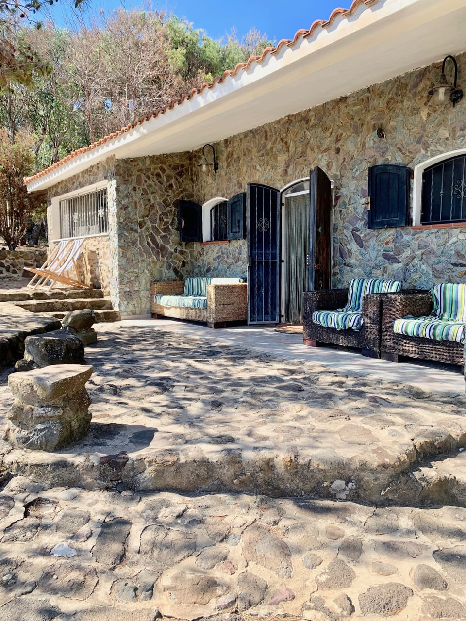 front of the house