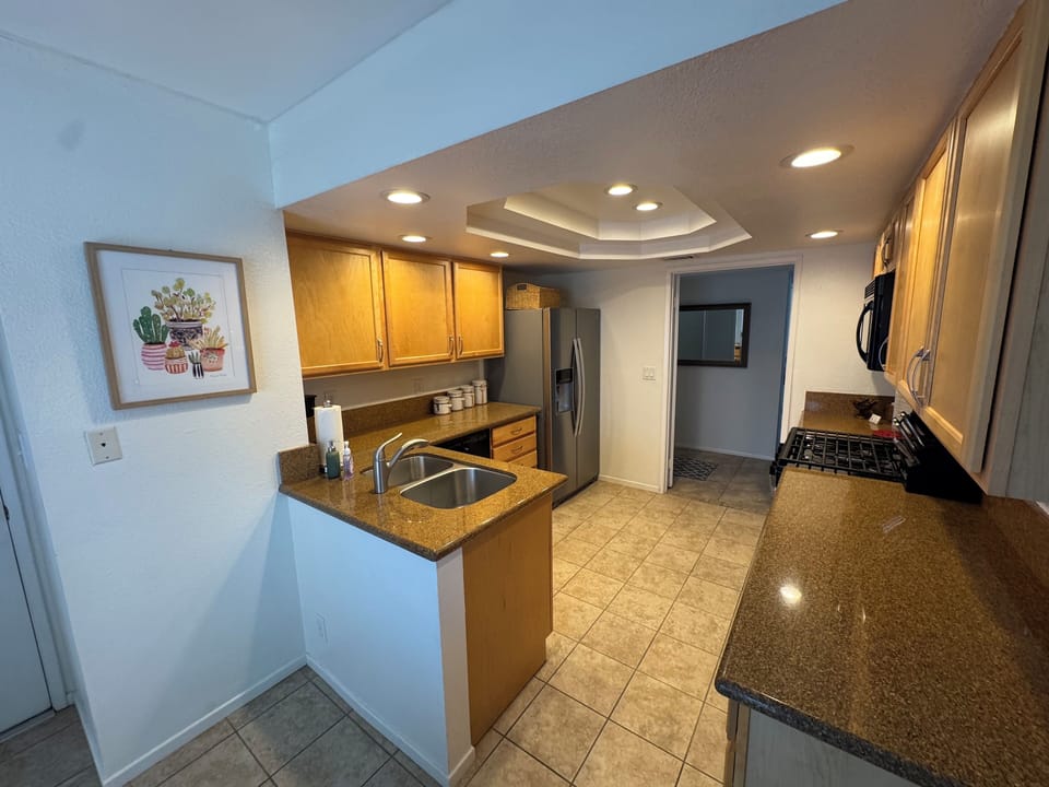 spacious kitchen