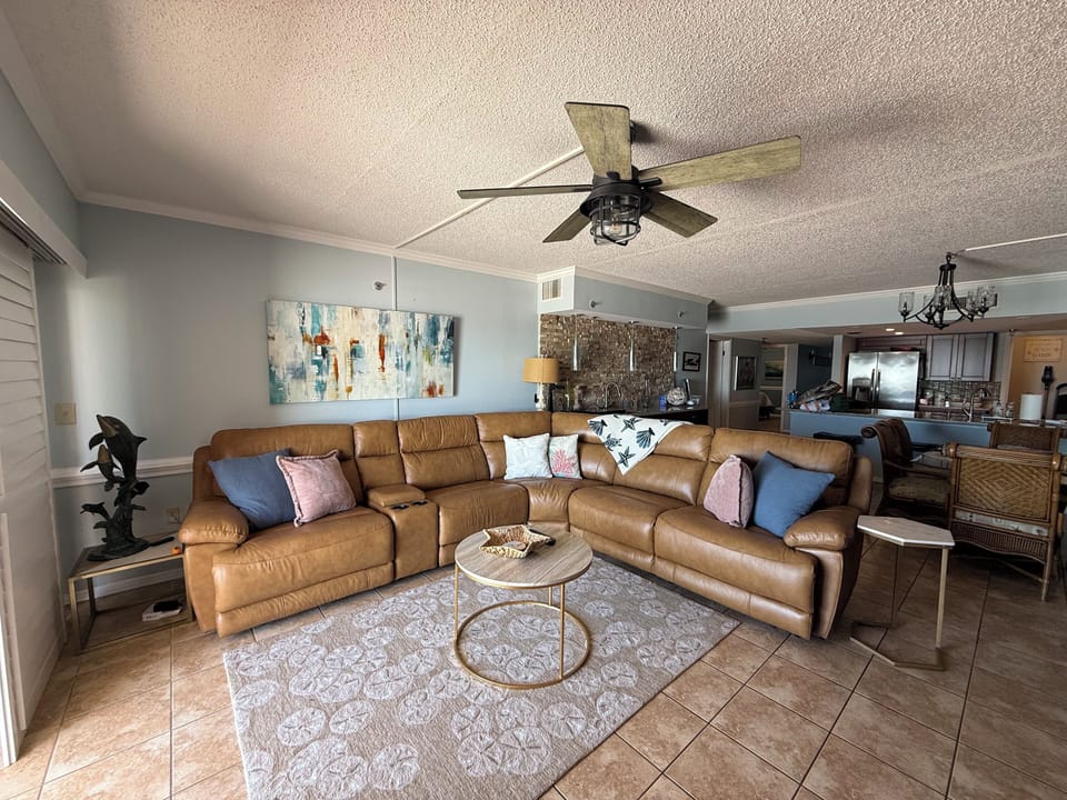 Living Room- New Reclining Sofa