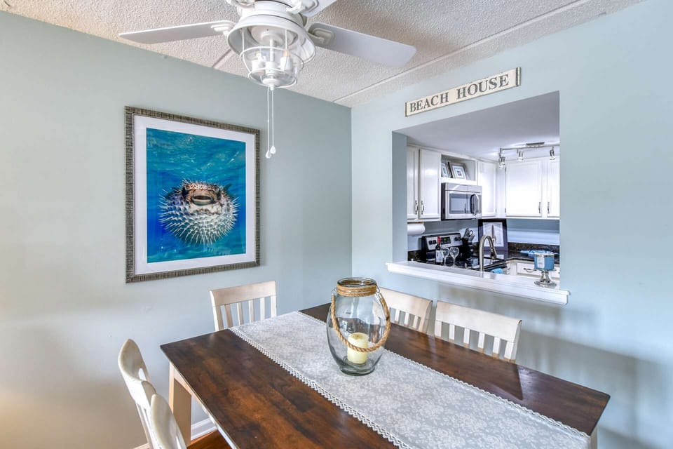 Enjoy the coastal decor of this beach house!