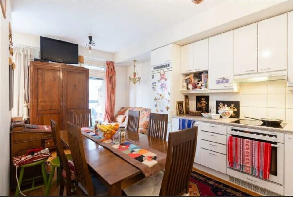 Kitchen with dining space