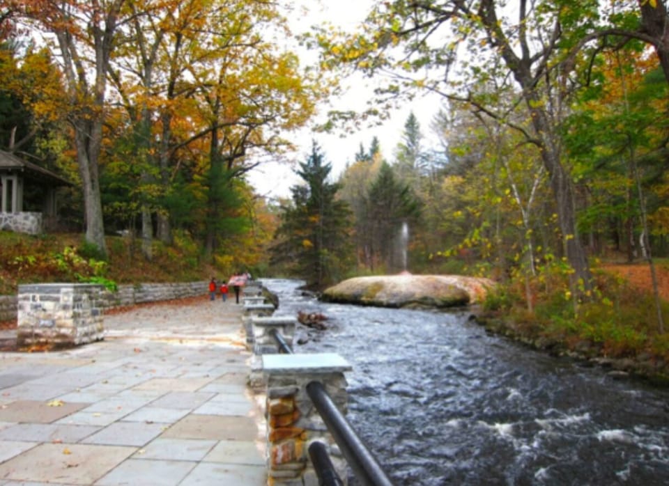 Saratoga Springs Geyser In The State Park