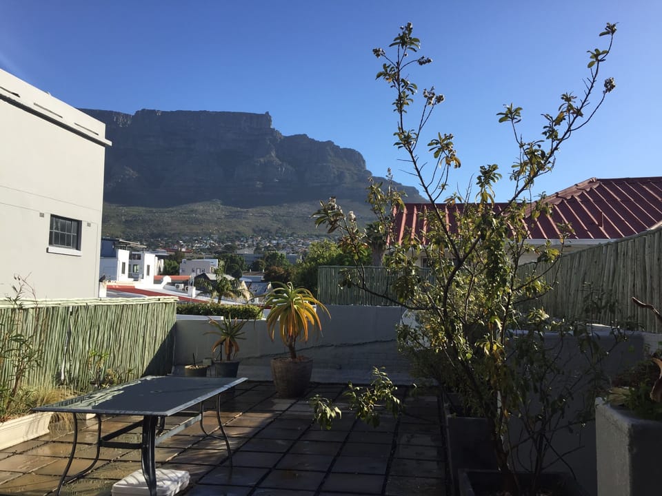 View of Table Mountain from roof terrace