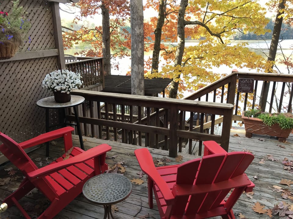 Deck outside bedroom