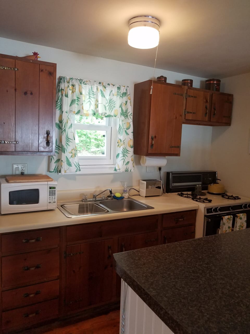 Fully stocked kitchen