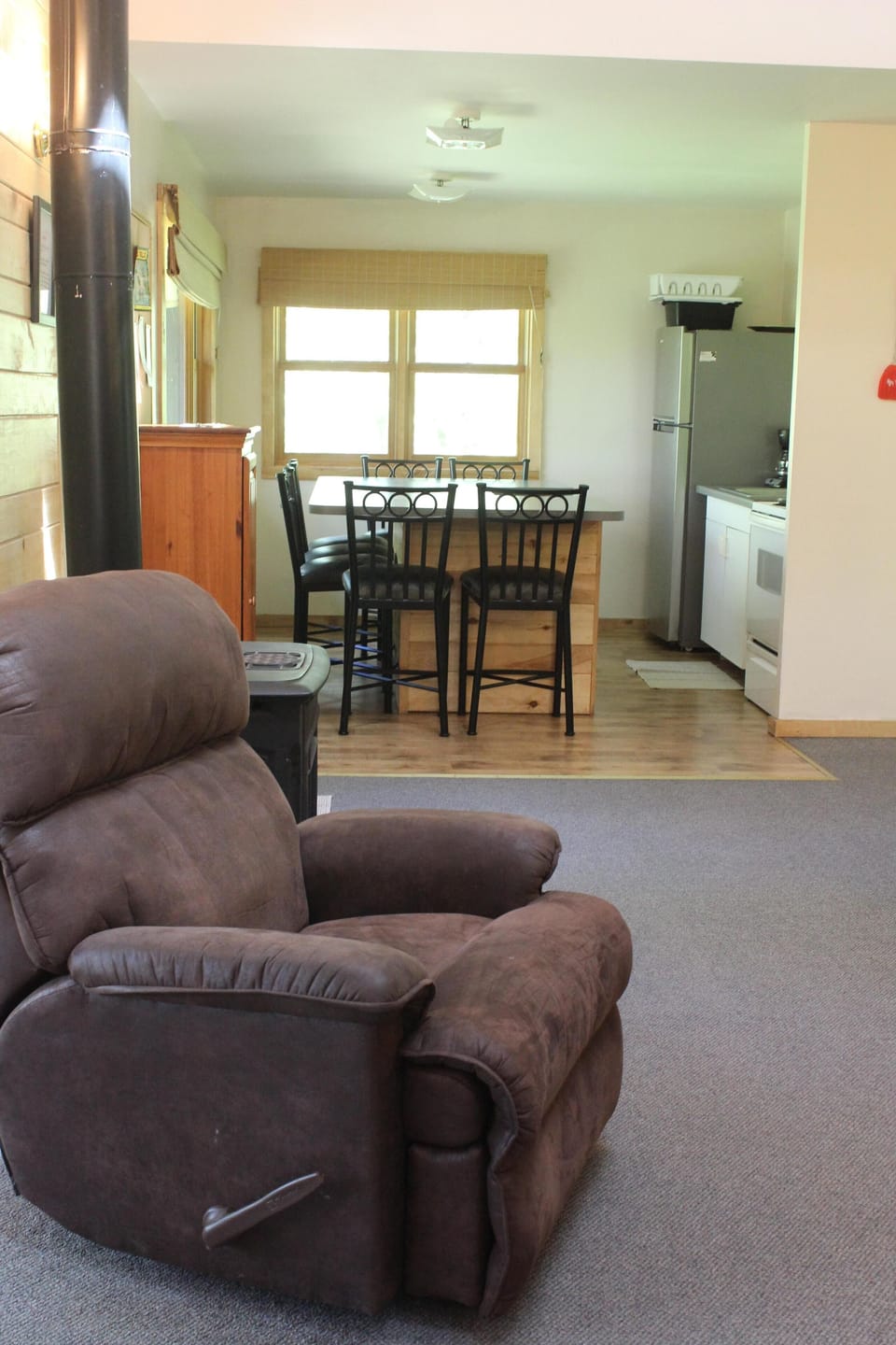From Living room looking into kitchen.