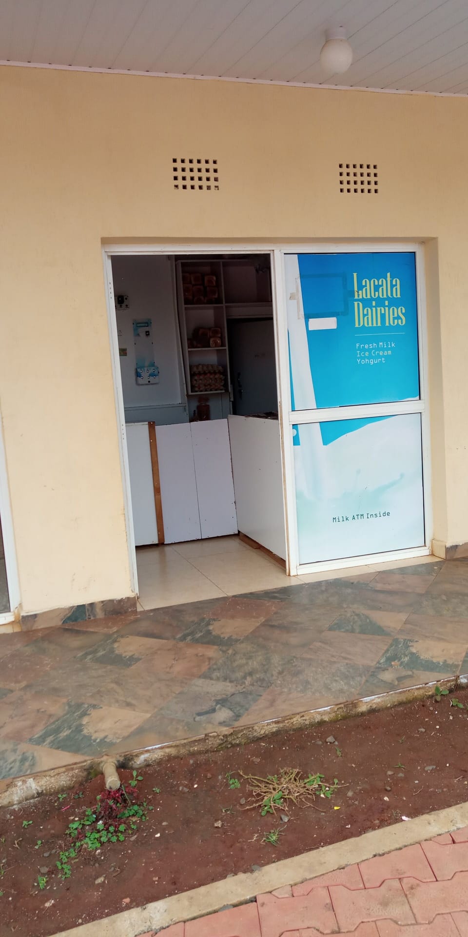 milk ATM plus a shop