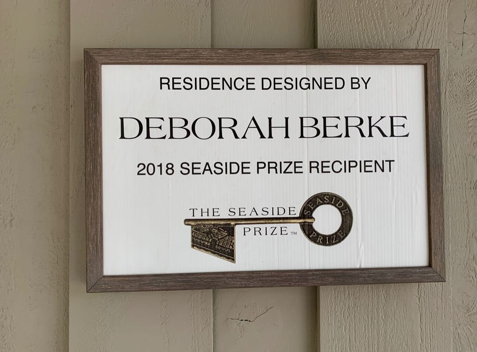 2018 SEASIDE PRIZE WINNER FOR ARCHITECTURE