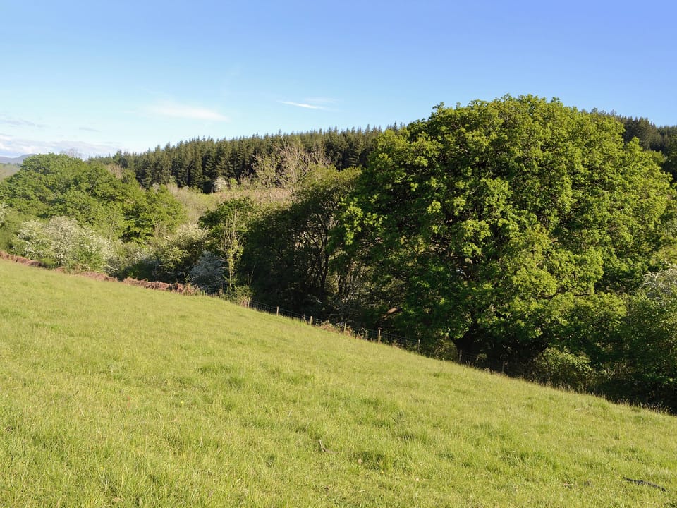 Delightful views over open countryside | The Old Cider Mill, Erwood, near Brecon