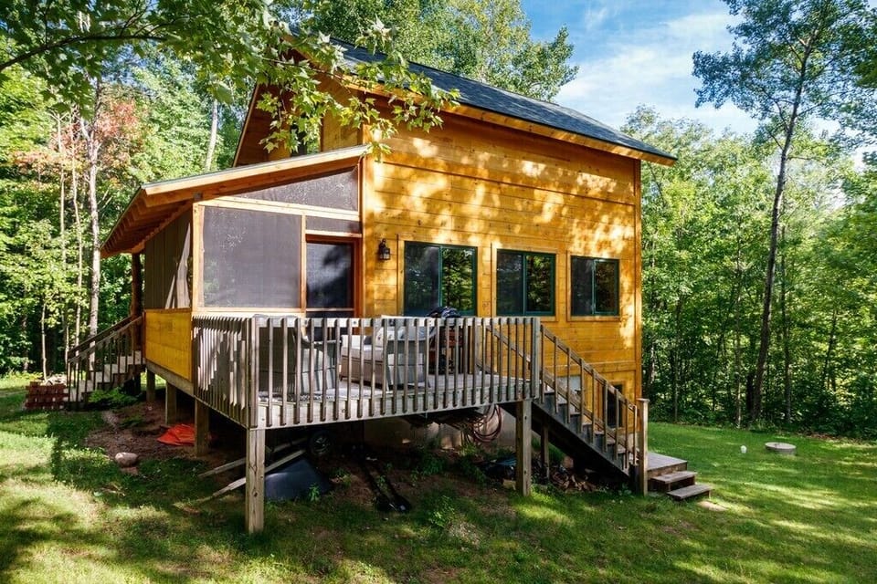 Deck and screen porch