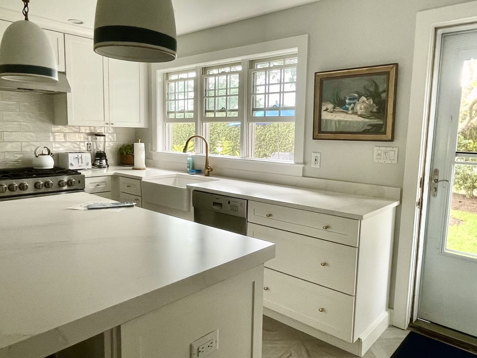 Complete kitchen renovation with new appliances completed in 2022.