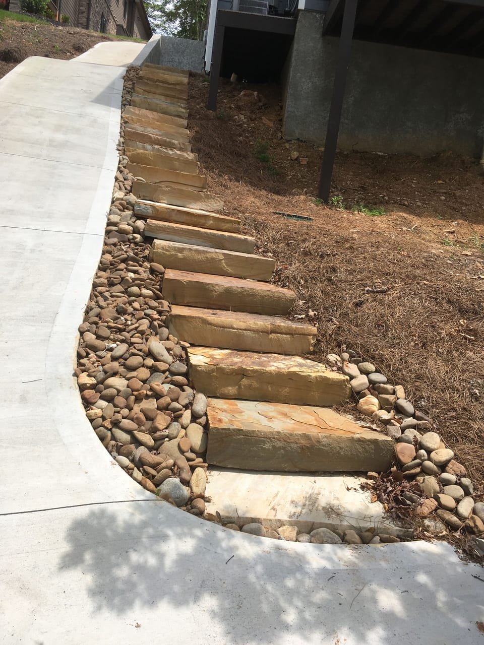 Short and easy walk to the water
