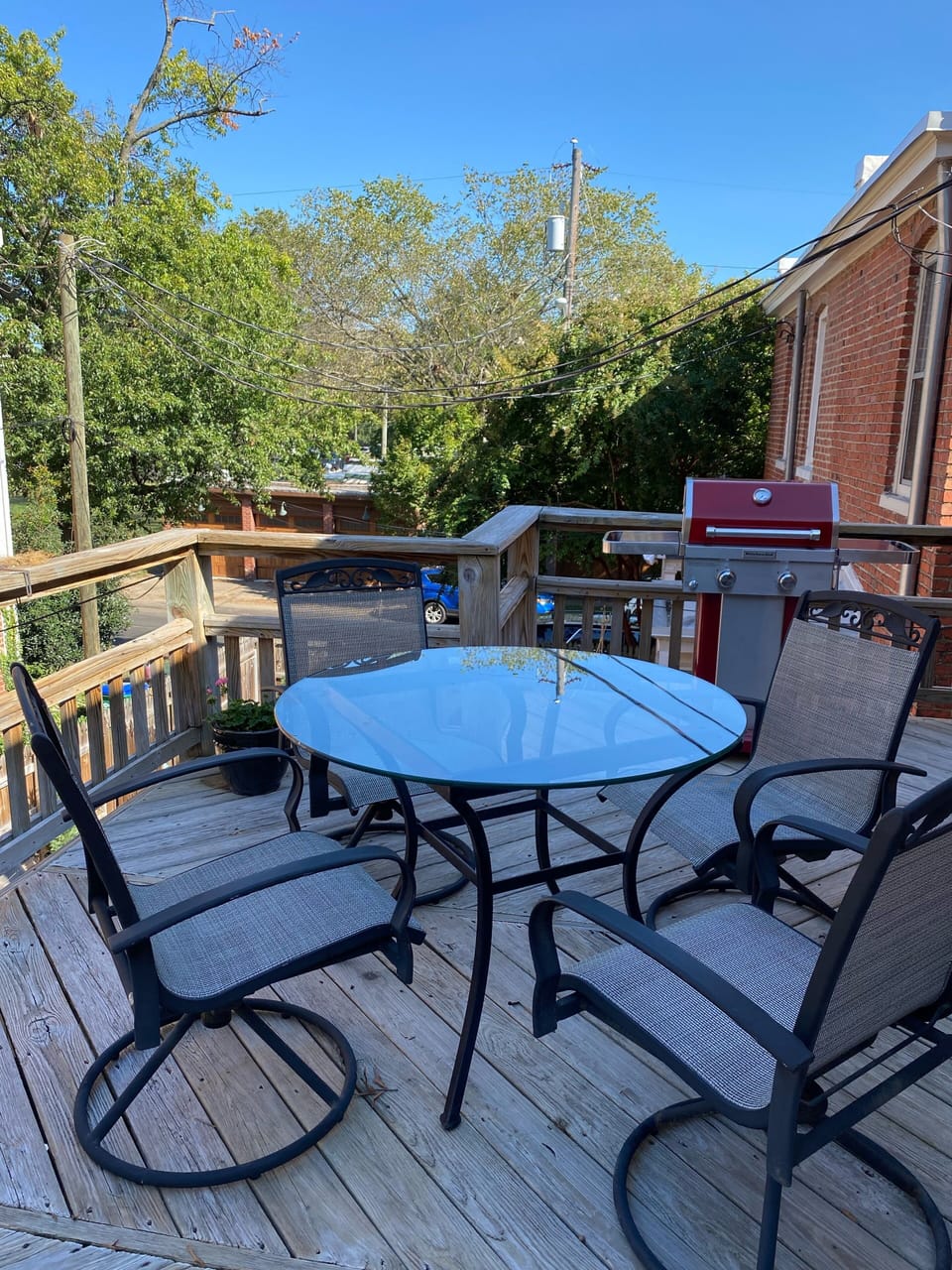 3004 Floyd Avenue • Aft-Deck • Grill • Seating • Peace & Relaxation 