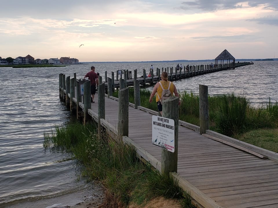 northside park with pier to crab and fish off