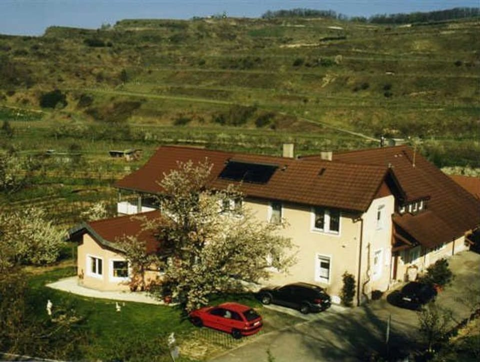 Double room blue - Winery Baumer Bed and Breakfast in Baden-Württemberg