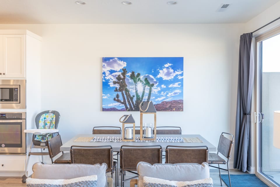 Dining Room - With an open and spacious floor plan, the Dining Room and Kitchen can accommodate meal preparations for groups large or small.