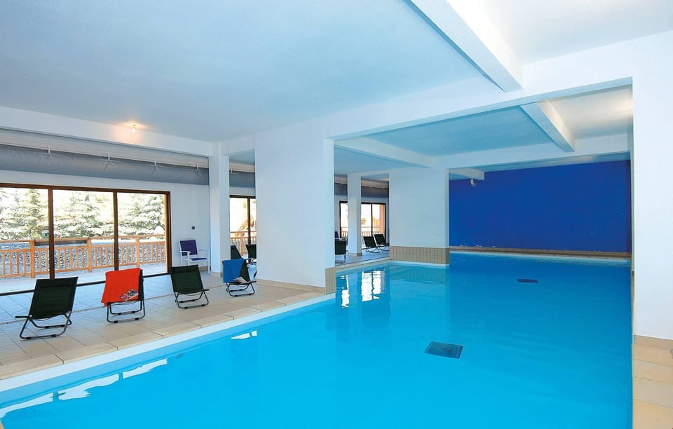 Take a refreshing dip in the indoor pool.