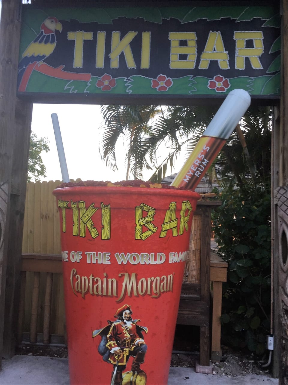 famous tiki bar 20 min drive away