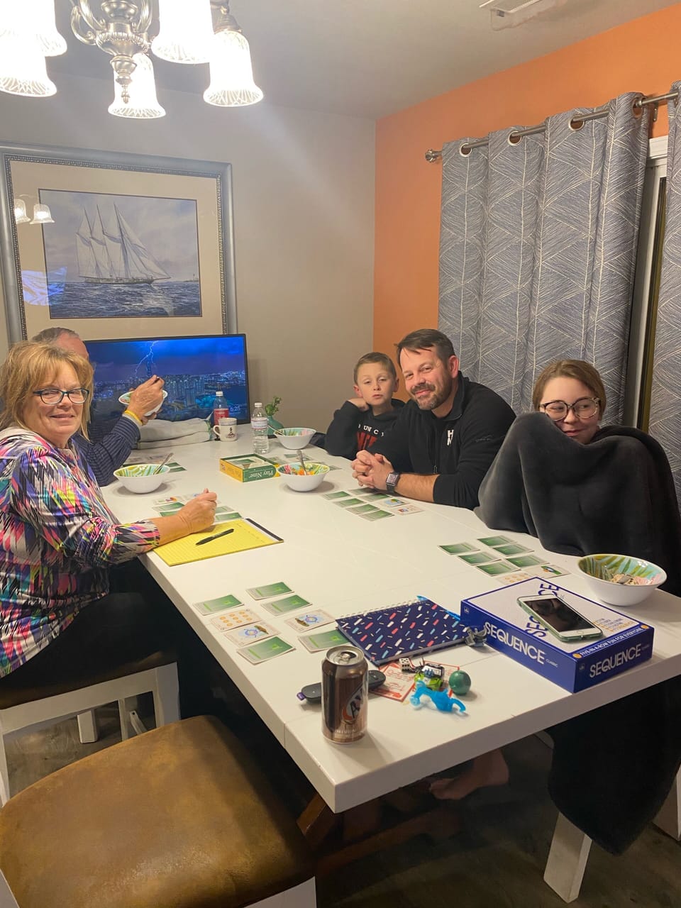 Make family game night better with ice cream!