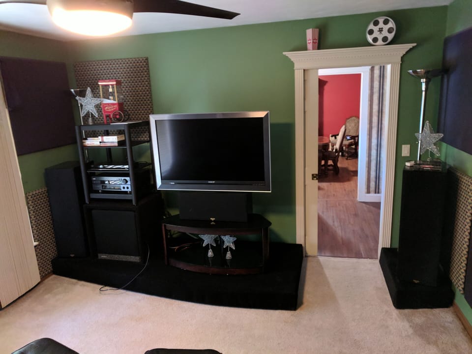 Watch a movie, sporting event or bring your game