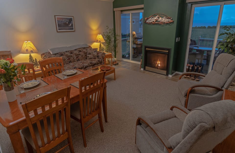plenty of living space to kick back and relax.