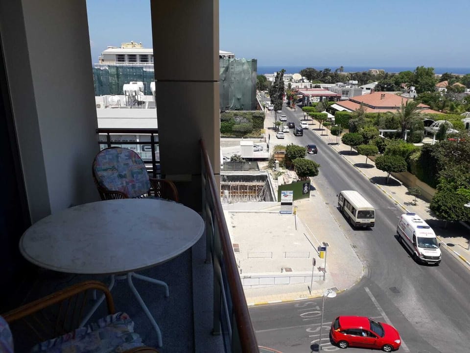 Sea view over Kyrenia from the Mountain Balcony with the Castle inthe background