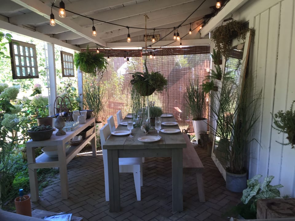 The loggia. Ideal for meals, cocktails or naps.