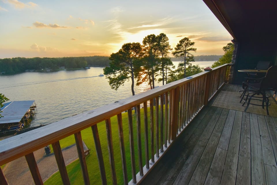 Condo’s Lake view balcony