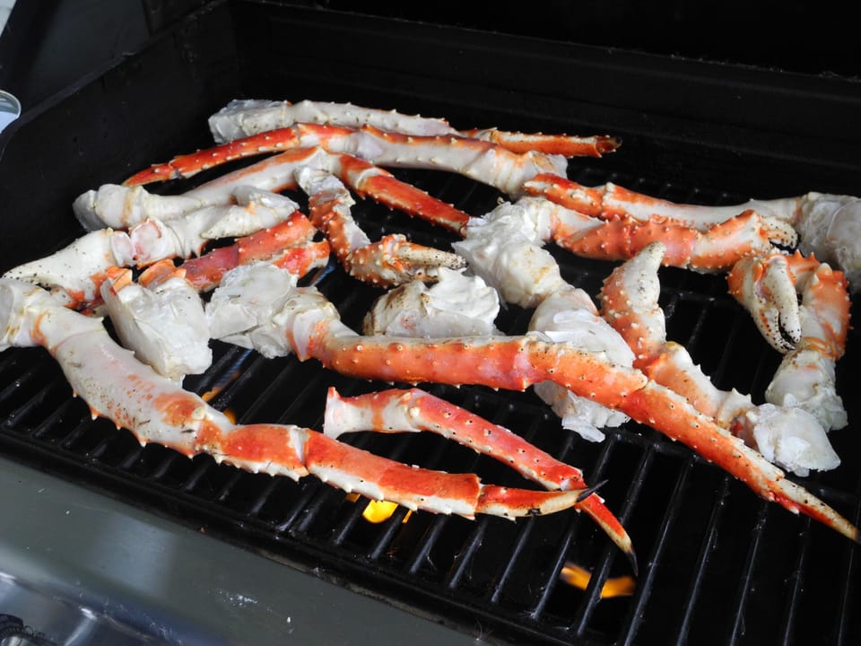 King Crab Legs on the BBQ
