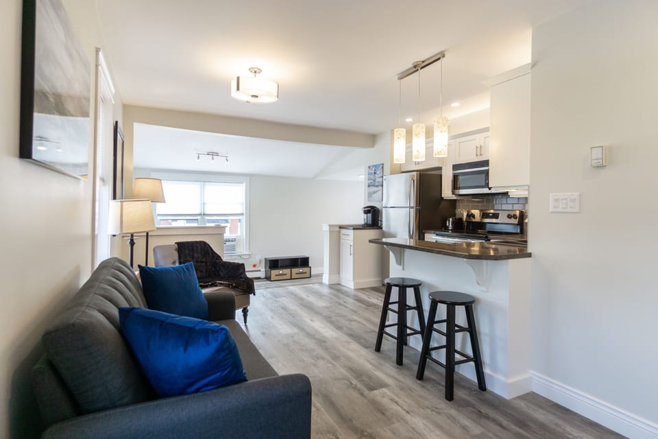 Open concept Living Room and Kitchen