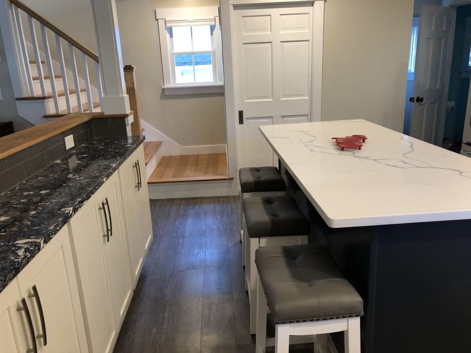 Bright spacious kitchen and pantry.  