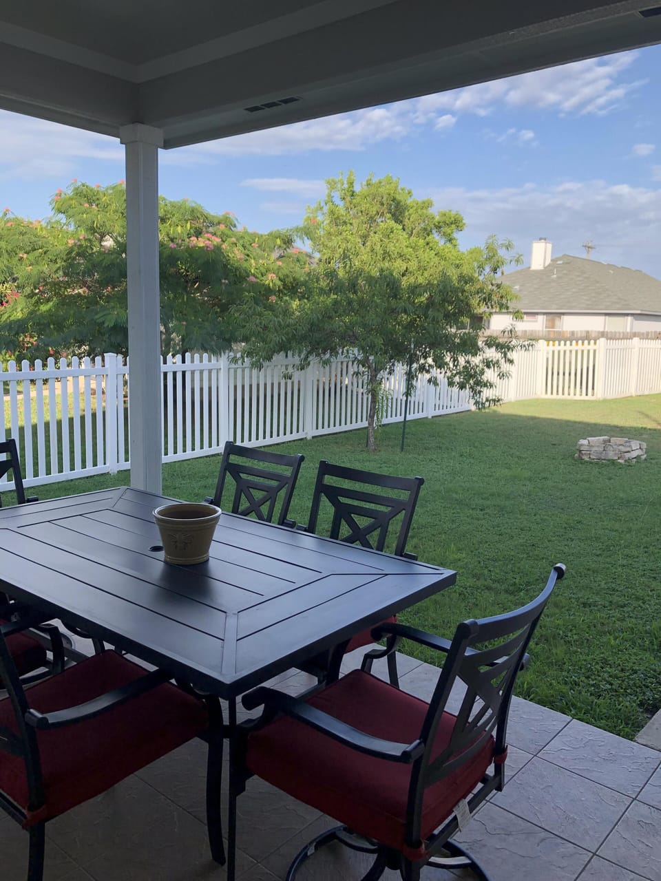 Outside patio