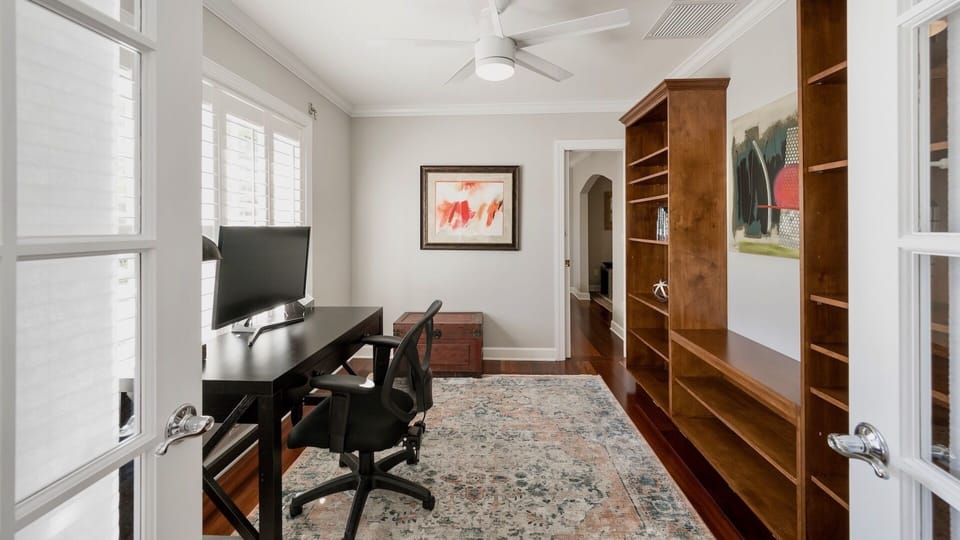 There is also a home office in between the bedrooms on the second floor...