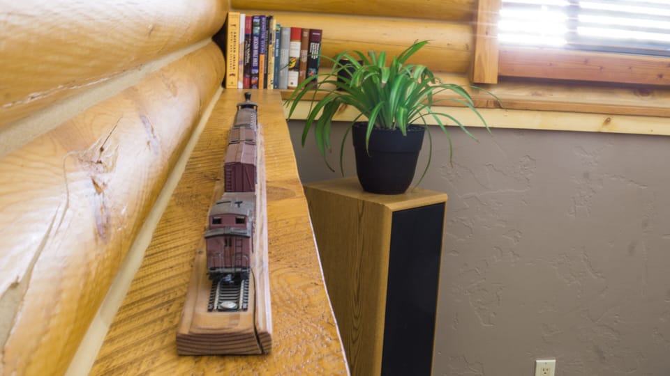 Small library stocked with guide books & native tales!