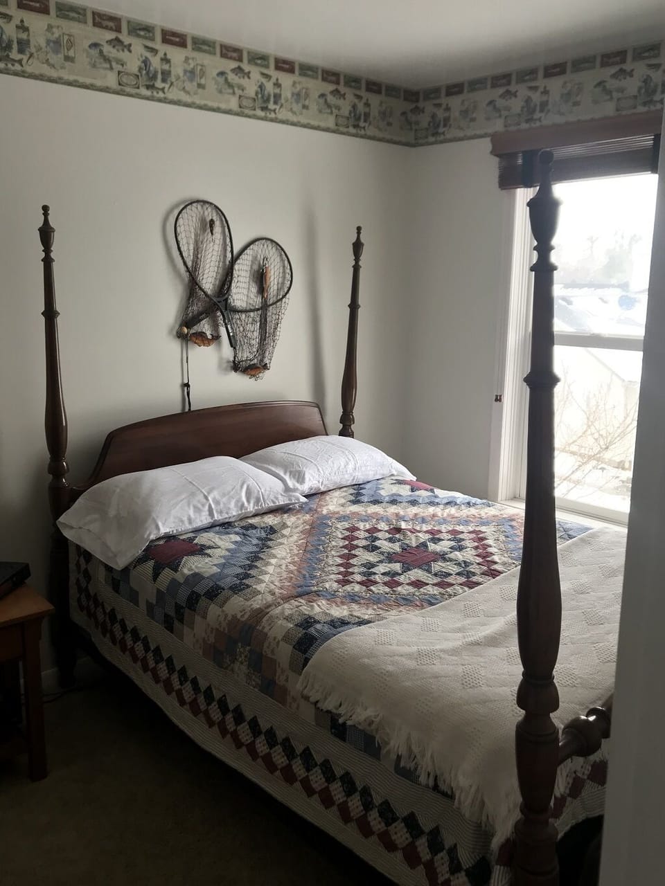 Full size bed in the Homestead 2nd floor.
Room #10