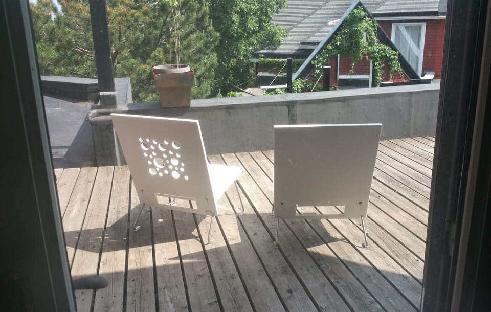 Bedroom 1: Private Terrace, AngelBoo Lounge Chairs/Table