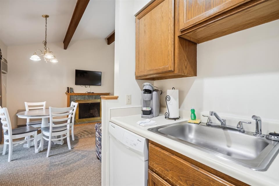 Clean up is a breeze with the help of the dishwasher.