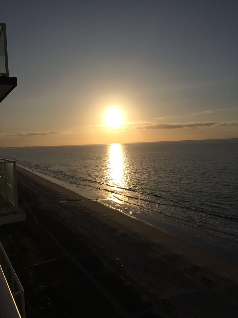 sunrise from balcony