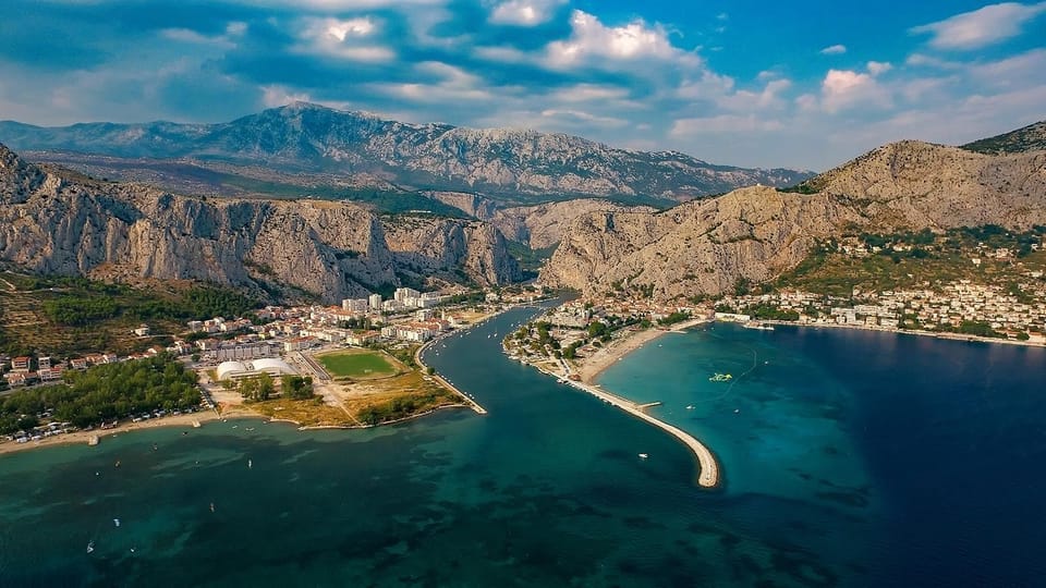 Omiš- nice town and top beaches